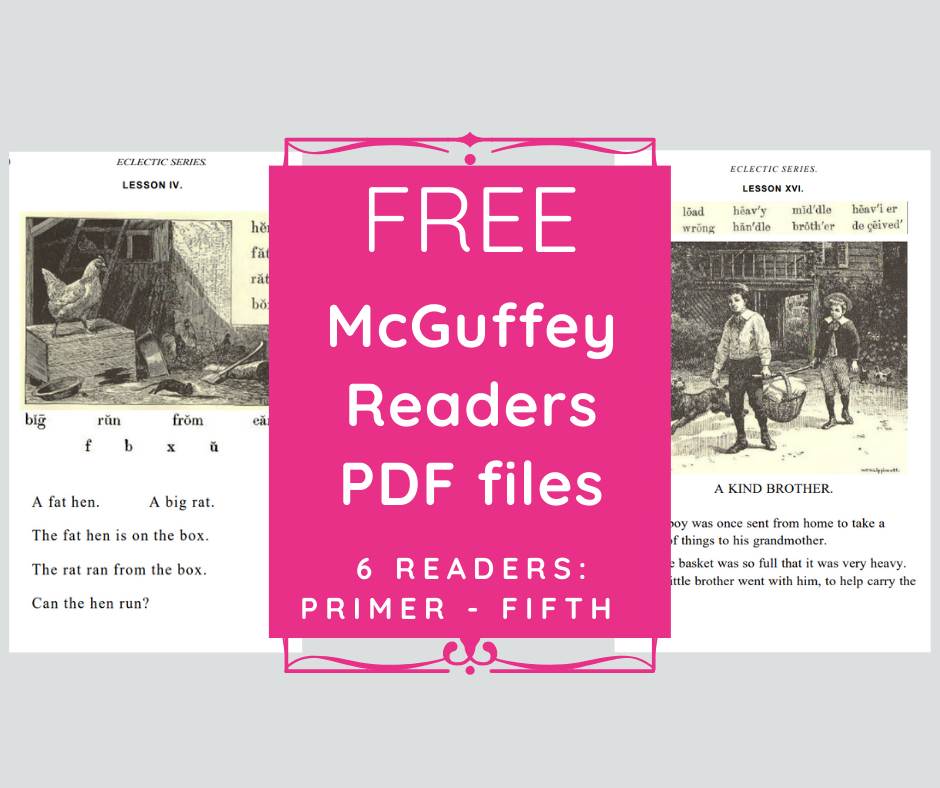 Mcguffey S Eclectic Readers Free Pdf Downloads Happy Homeschool Mom